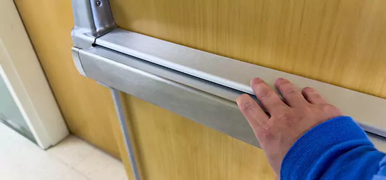 Installing a Push Bar on a Door Forest Park